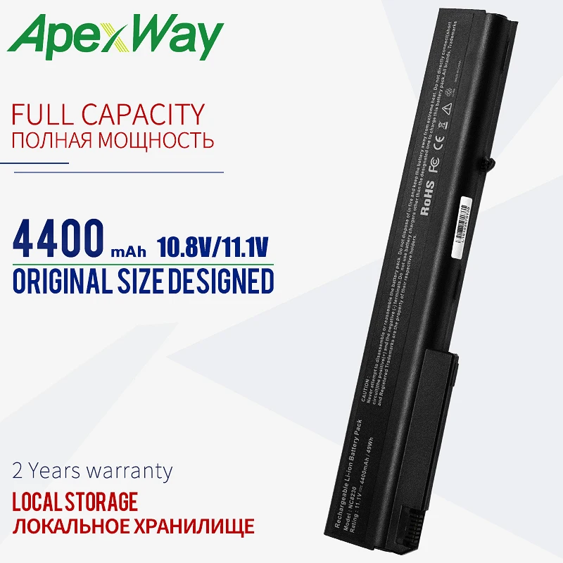 Аккумулятор для ноутбука Hp 11 1 В 4400 мАч nx7400 8510p 8510w 8710p 6720t 7400 8200 8400 8500 8700 | Компьютеры