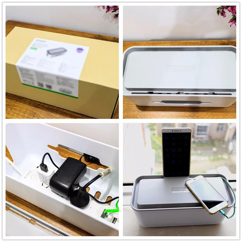 Orico коробка для хранения кабеля для передачи данных, зарядное устройство для мобильного телефона, отделочная коробка для рабочего стола, силовой концентратор, эффективный теплоотвод, отдельный дизайн