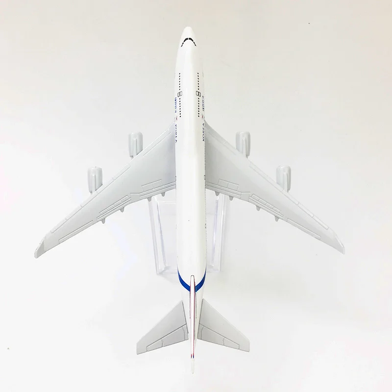 Модель самолета 16 см авиакомпании Корея No1 модель Боинг 747 имитация B747 самолет