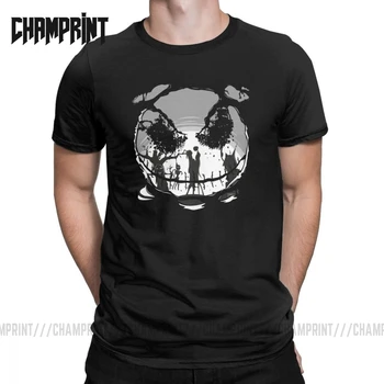 

Men's The Pumpkin Kiss T Shirts Jack Skellington Nightmare Before Christmas 100% Cotton Clothes Short Sleeve Tee Shirt T-Shirts