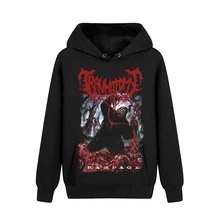 6 designs Bigfoot Traumatomy Rock Hoodies jacket Black Sweatshirt fleece pollover hoodie sudadera Brutal Death Metal Outerwear