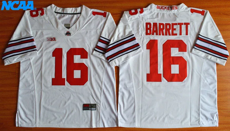 Новое поступление высокое качество J.T Barrett#16 футболка колледжа Джерси S-XXXL - Цвет: 11
