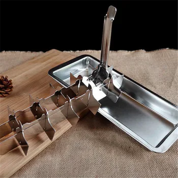 

4YANG Handle ice making mold 2 in 1 stainless steel ice making mold and ice crusher ice tray