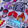 Punk Patches For Clothing T-Shirt Grim Reaper Patch Thermal Stickers Jacket Stripes Embroidery Patch Twin Peaks Badge On Clothes ► Photo 1/6