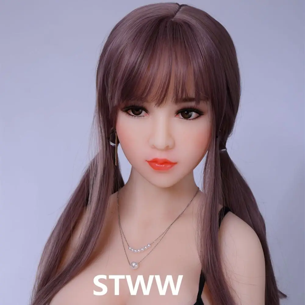 STWW настоящая Силиконовая секс кукла голова Реалистичная японское аниме игрушки