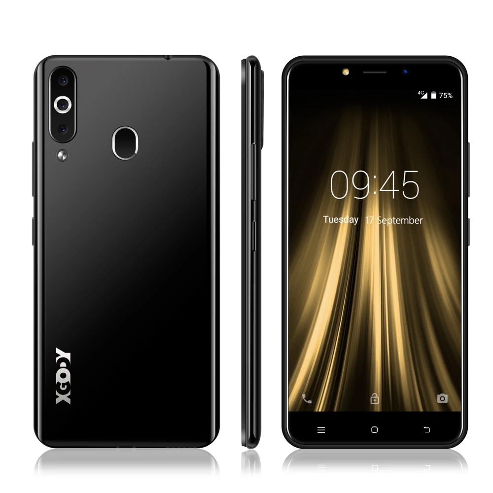 XGODY K20Pro 5," 18:9 Смартфон Android 6,0 Dual 4G Sim 2 Гб 16 Гб MTK6737 четырехъядерный 2300 МП WiFi мАч отпечаток пальца мобильный телефон