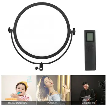 

ring light CRI95+70W 100-240V 3200-5600K Color Temperature Dimmable LED Video Light Round Shape Photography photo light