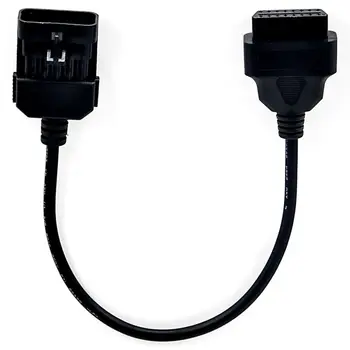 

10Pin To 16Pin OBD2 Car Extension Diagnostic tool connector Cable for Opel 10 PIN OBD/OBD2 Scan Tool Cable