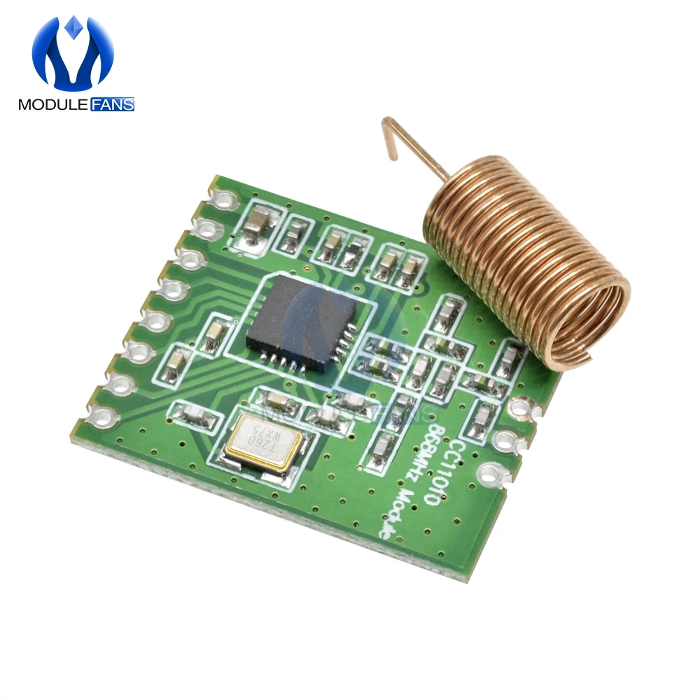 1-20PCS CC1101 Wireless Module Transmission with Antenna 868MHZ M115 FSK GFSK 