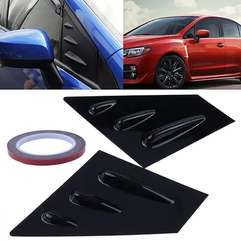 

1/4 Quarter Front Side Window Louvers Spoiler Cover For Subaru WRX STI 2015-2018 ABS Car Accessories