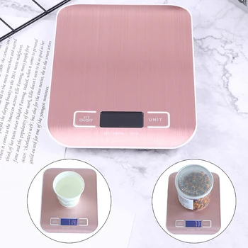

10kg LCD Stainless Steel Electronic Digital Scale Kitchen Food Cooking Scale Household Kitchen Diet Measuring Tool