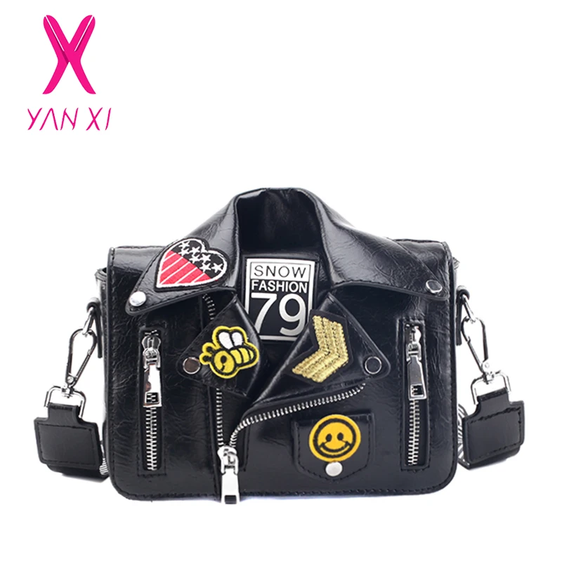 YANX известные женские брендовые сумки 2019 Новая мужская косуха форма сумка на