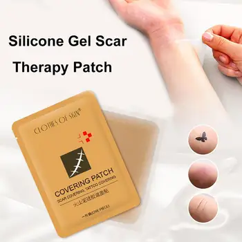 

Silicone Invisible Waterproof Simulation Skin Scar Tattoo Conceal Covering Patch Invisible effect looks natural just like real s