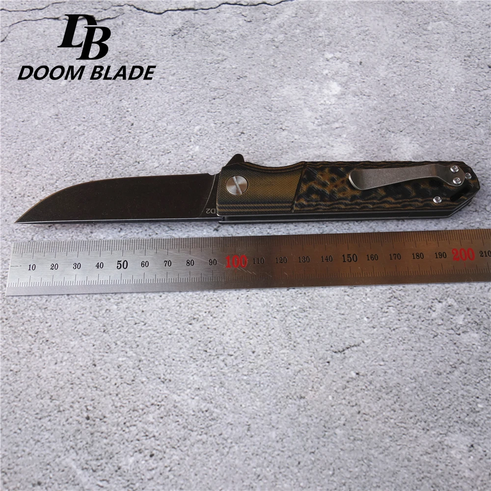 Походный складной карманный нож спасательный тактический нож высокого качества D2 острый складной нож