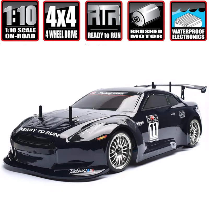 

HSP Rc Car 4wd 1:10 Electric Power On Road Racing Rc Drift Car 94123 FlyingFish 4x4 vehicle High Speed Hobby Remote Control Car