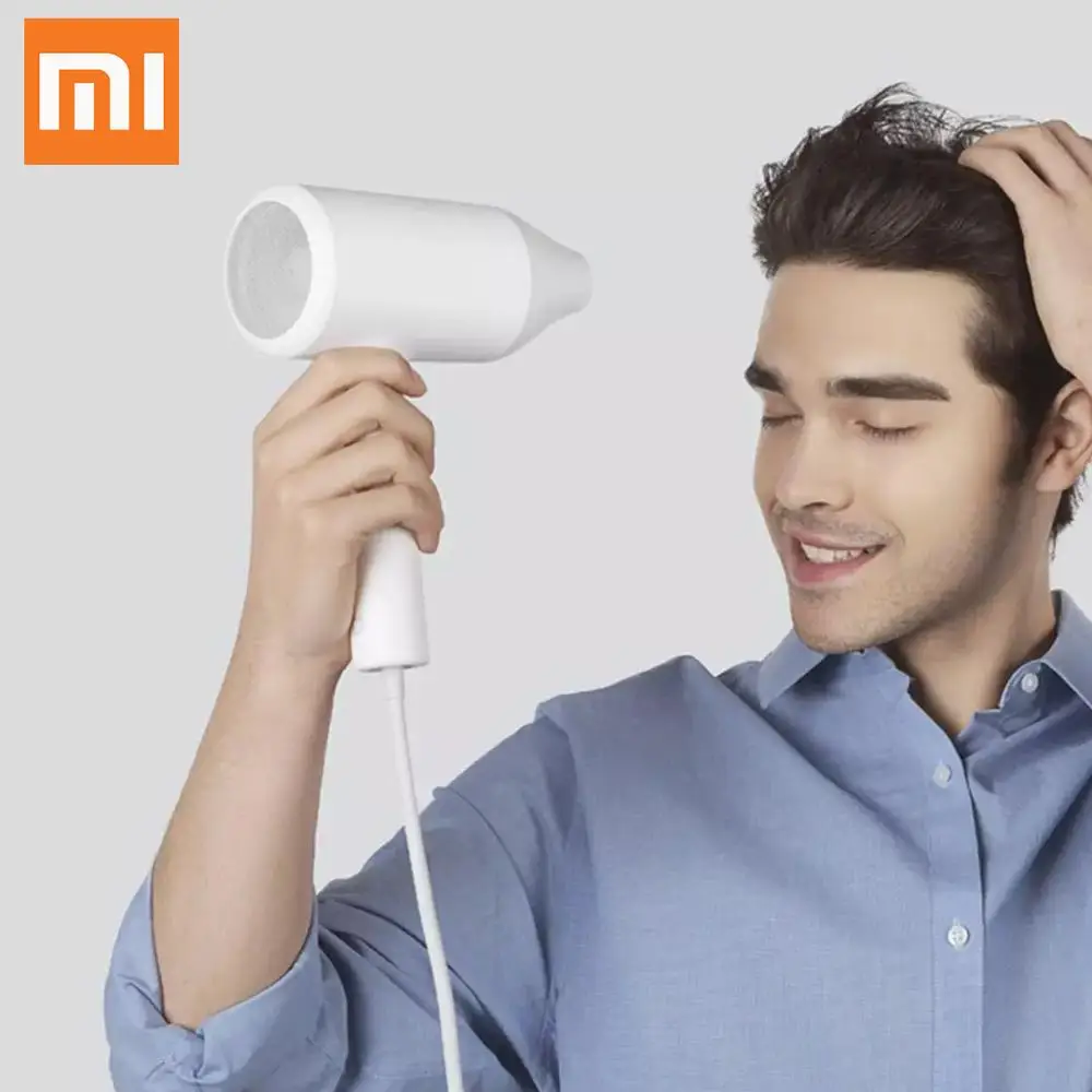 

2020 New Xiaomi Mijia Mi Water Ionic Hair Dryer Professional Hair Curls Air Ionizer Diffuser Cabelo Hairstyle Tools Hairdryers