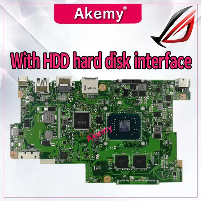 

with 4G RAM + With HDD hard disk interface 4 cores CPU Laptop Motherboard For ASUS E203N E203NA Notebook mainboard test OK