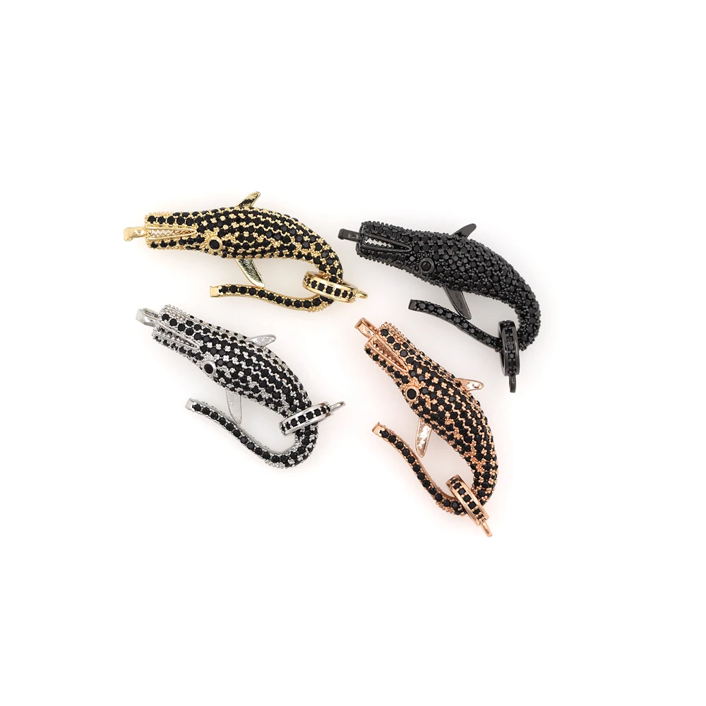 Domineering Thrilling Crocodile Lobster Clasp Gold Filled Jewelry Hook Children DIY Necklace Bracelet Handmade Jewelry Accessori