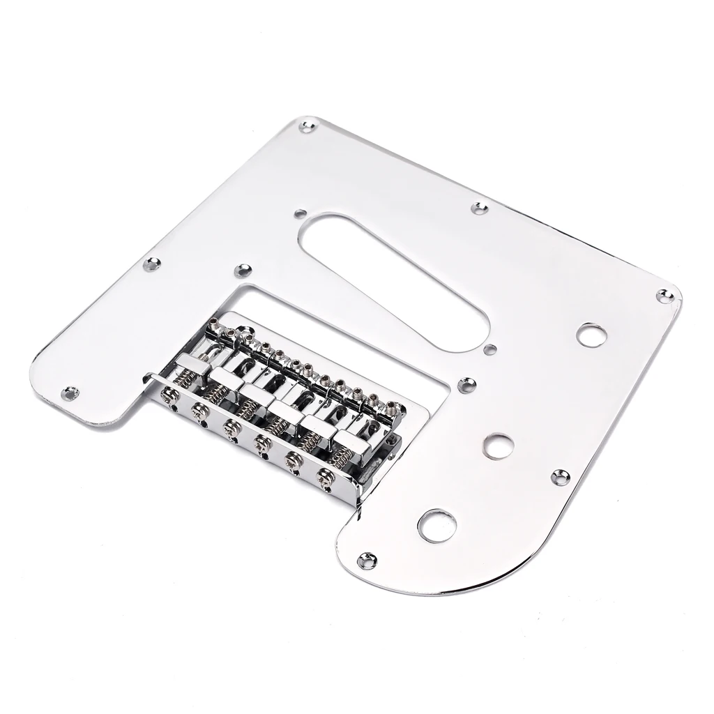 Silver Lap Steel Guitar Pickguard With Bridge Set Electric Lap Guitar