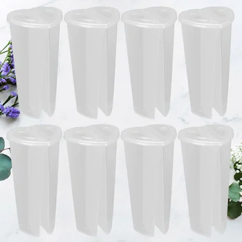 

20PCS Heart Shape Disposable Creative Thickened Sharing Cup Double Grid Cup for Family Daily Use Friends