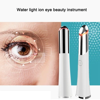 

Electric Thermal Eye Massager Roller Ionic Vibration Face Massage Anti Aging Wrinkle Removal Eye Pouch Dark Circles Skin Care