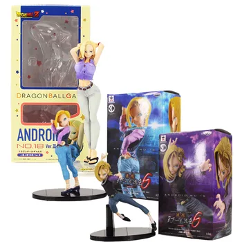 

3 Type Dragon Ball Z Android 18 Lazuli no.18 Sexy Anime Action Figure PVC Action Figures Model Toy