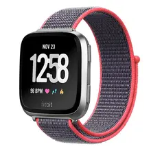 Спортивный сменный нейлоновый ремешок для Fitbit Versa2 2 дышащий регулируемый ремешок для часов с петлей для Fitbit Versa Lite Смарт-часы