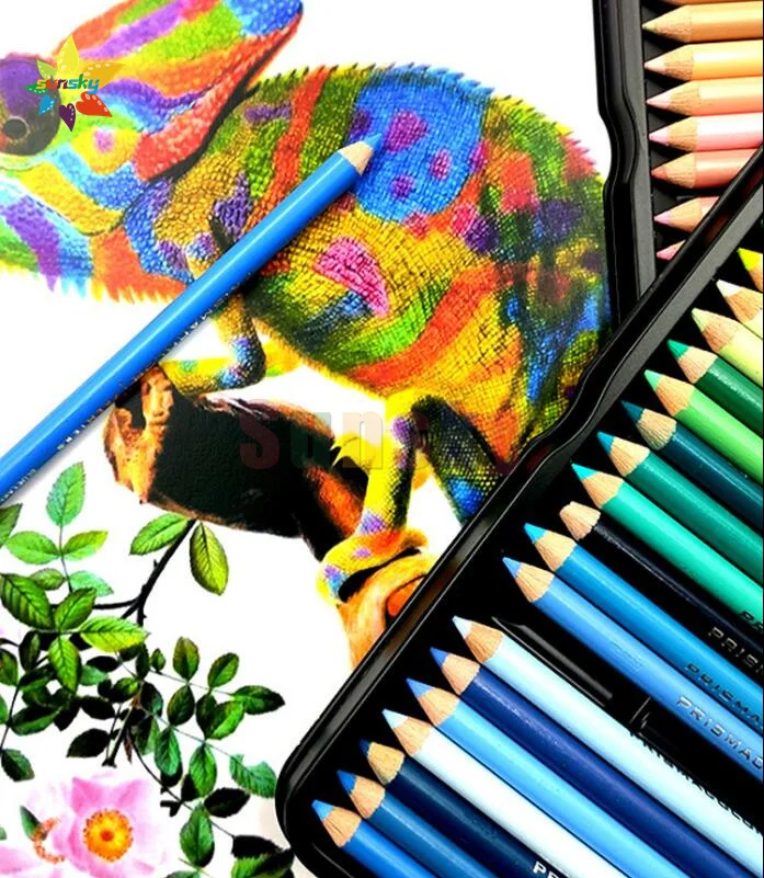Цветной карандаш Prisma Sanford 24 36 48 72 150 в упаковке жестяная коробка США