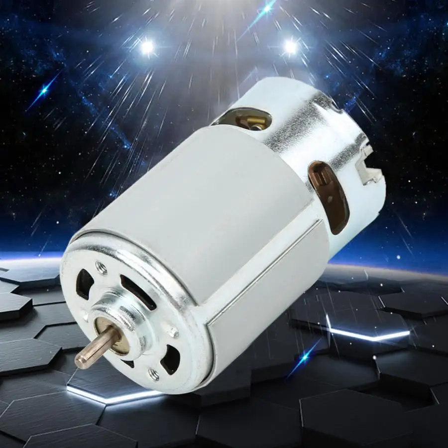 RS-550 микро DC Мотор DC 12-24V 5800 RPM для различных беспроводных электрических ручных сверл
