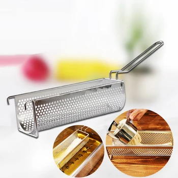 

Stainless Steel Strainer Onion Rings Prawns Chicken Fingers French Fries Cooking Basket Kitchen