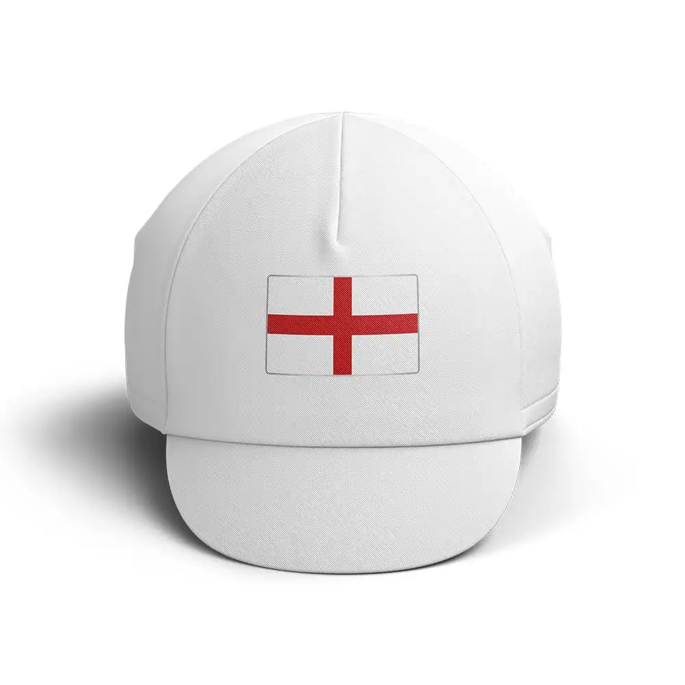 

Classic England White Cycling Caps Professional Team Road Bicycle Outdoor Bike Hat Unisex
