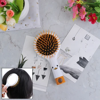 

Hair Comb Professional Comb Volume Anti-static Magic Hair Curl Straight Massage Comb Brush Mirror Styling Tools