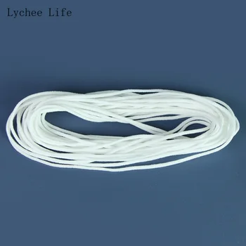 

Lychee Life Round Elastic Bands Rope Rubber Hanging Rope Cords For DIY Sewing Accessories