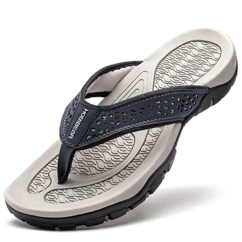 Flip Flops Summer Slippers Summer Sandals Beach Shoes Summer Outdoor Men Slippers PU Leather Flip Flops Beach Chanclas Hombre Playa Tong Homme Infradito Uomo Big Size 48 49 50 51 52
