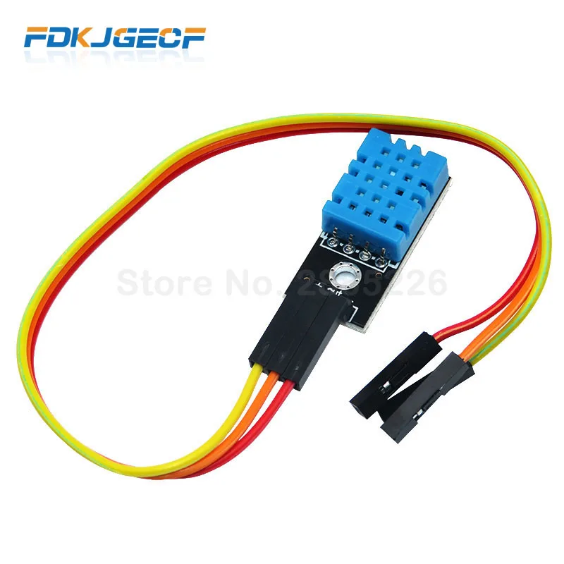1pcs DHT11 Digital Temperature Humidity Sensor Module For Arduino With Dupont Cables Board Electronic DIY Tool | Обустройство дома