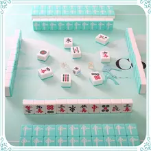 Chinese Mahjong Top Official Professional Kit Luxury Family Game Table Mahjong Retro Juegos De Mesa Sports Entertainment XR50MJ