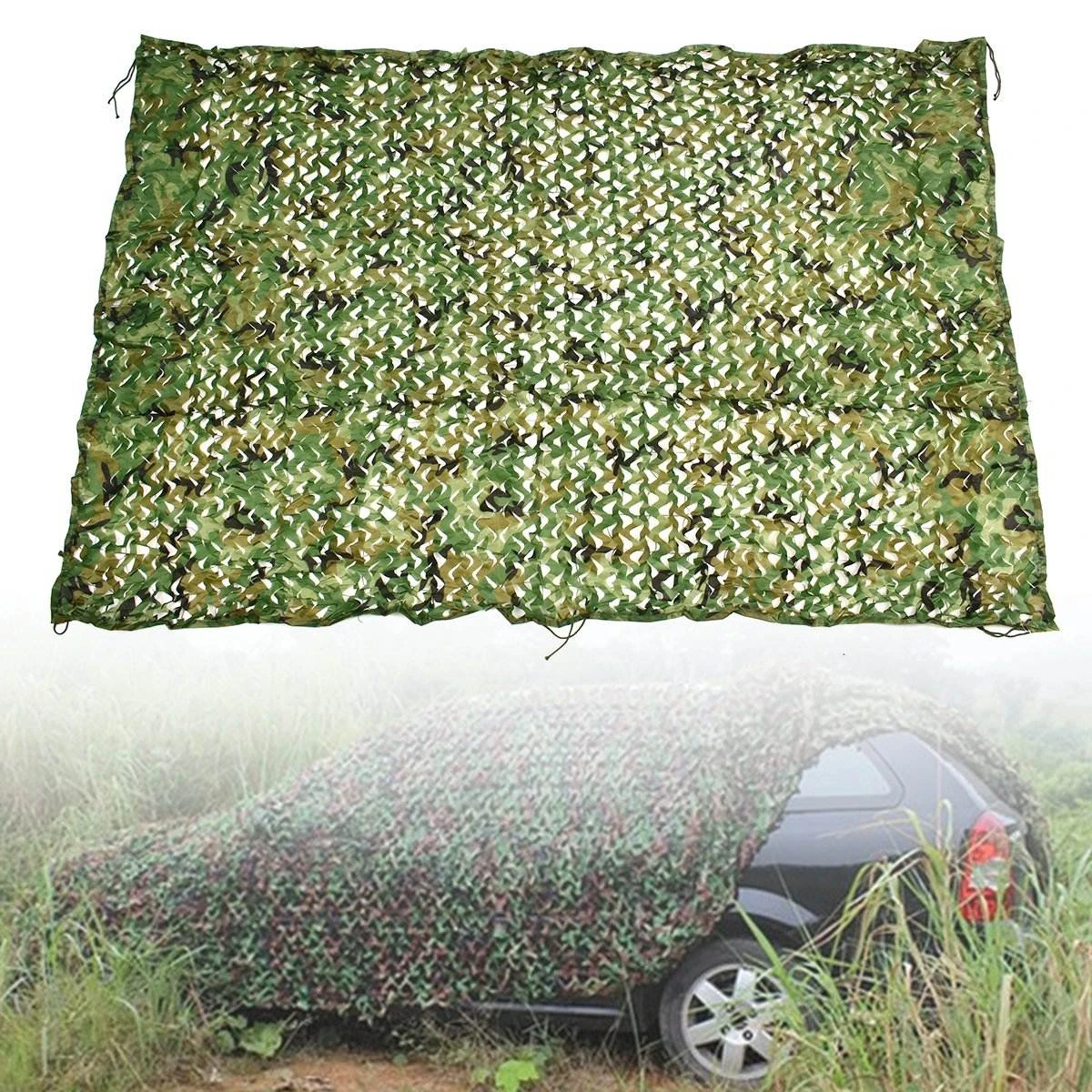 Details about / Hunting Camouflage Nets Army Training Car Covers Shade Tent Camping Sun Shelter