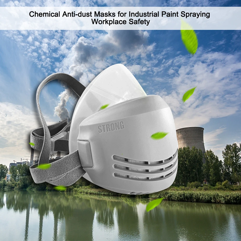 Сильная ST-AG маска против пыли PM2.5 Респиратор маска предотвращения твердых частиц Промышленная защитная маска силиконовая