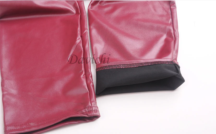 lularoe leggings Red Pants Women High Waist Sexy Artificial Leather Trousers Fashion Street Style Bar Nightclub Elegant Women's Pants 2021 lularoe leggings