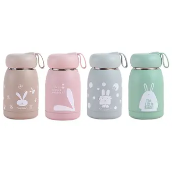 

320Ml Fashion New Stainless Steel Vacuum Flask Cute Children'S Mini Mug Portable Thermal Vacuum Flasks Cup Bottles