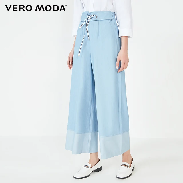 Vero Moda Vintage Women Belt Wide leg 