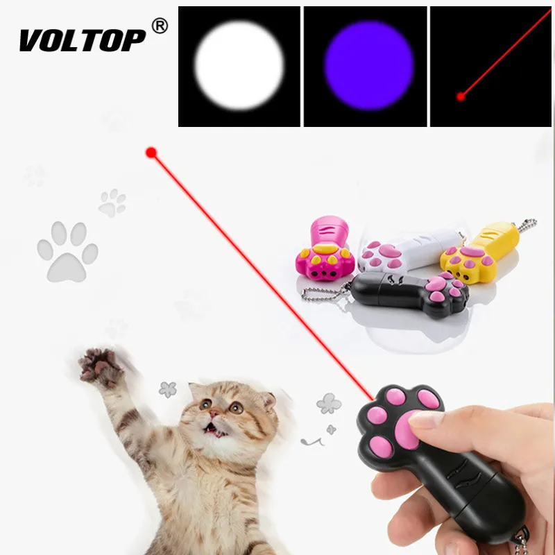 

Cat Claw Keychain Car Mini Flashlight Key Ring LED Light Portable Cute Lamp Key Chain USB Charging