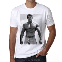 Арнольд Шварценеггер Футболка мужская футболка Мода хлопок хорошее качество брендовая хлопковая рубашка Стильные крутые рубашки