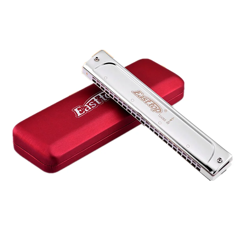 T2406SEasttop24HoleTremoloHarmonicasetarpaoMouthOgan