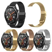 Металлический Миланский Браслет для ремня для HUAWEI WATCH GT 2 46 мм 42 мм/HUAWEI WATCH 2/HONOR Magic Smartwatch Браслет ремешок для часов