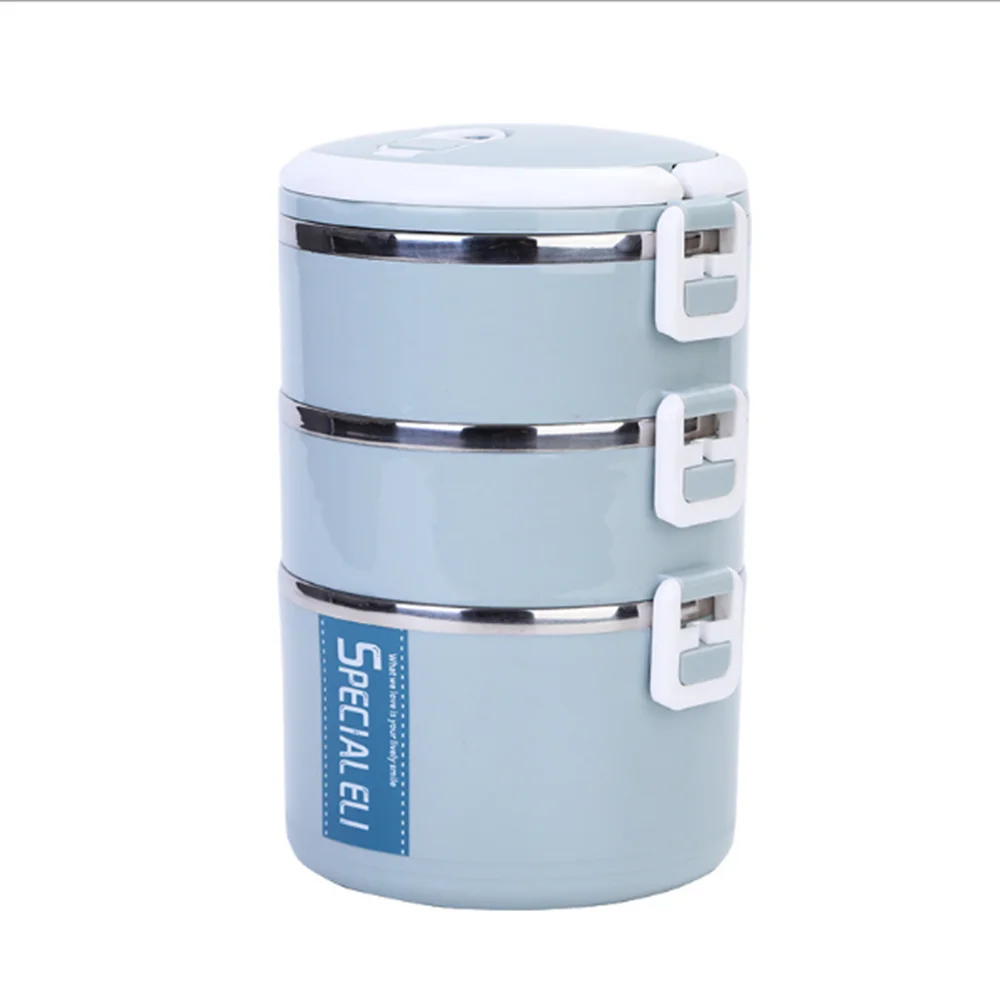 Promotion Portable Stainless Steel Multi 1-4 Layer Large Stainless Steel Food Container Storage Thermos Kids Adult Lunch Box