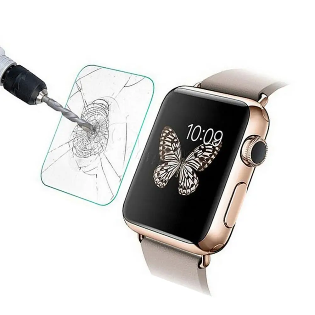 

42mm HD Tempered Glass Full Screen Protector Guard Film For Apple Watch 1 2 3 Series Protector Films