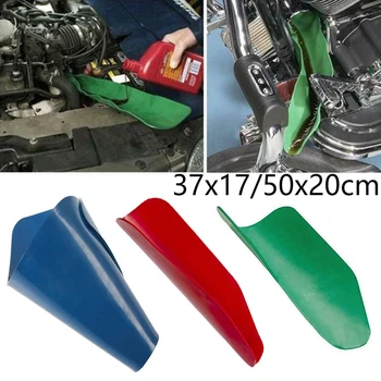 

Flexible Form Funnel Flexible Funnel Drain Tractor Drainage Oil Guide Tool 37*17cm/50*20cm Flexible Draining Tool