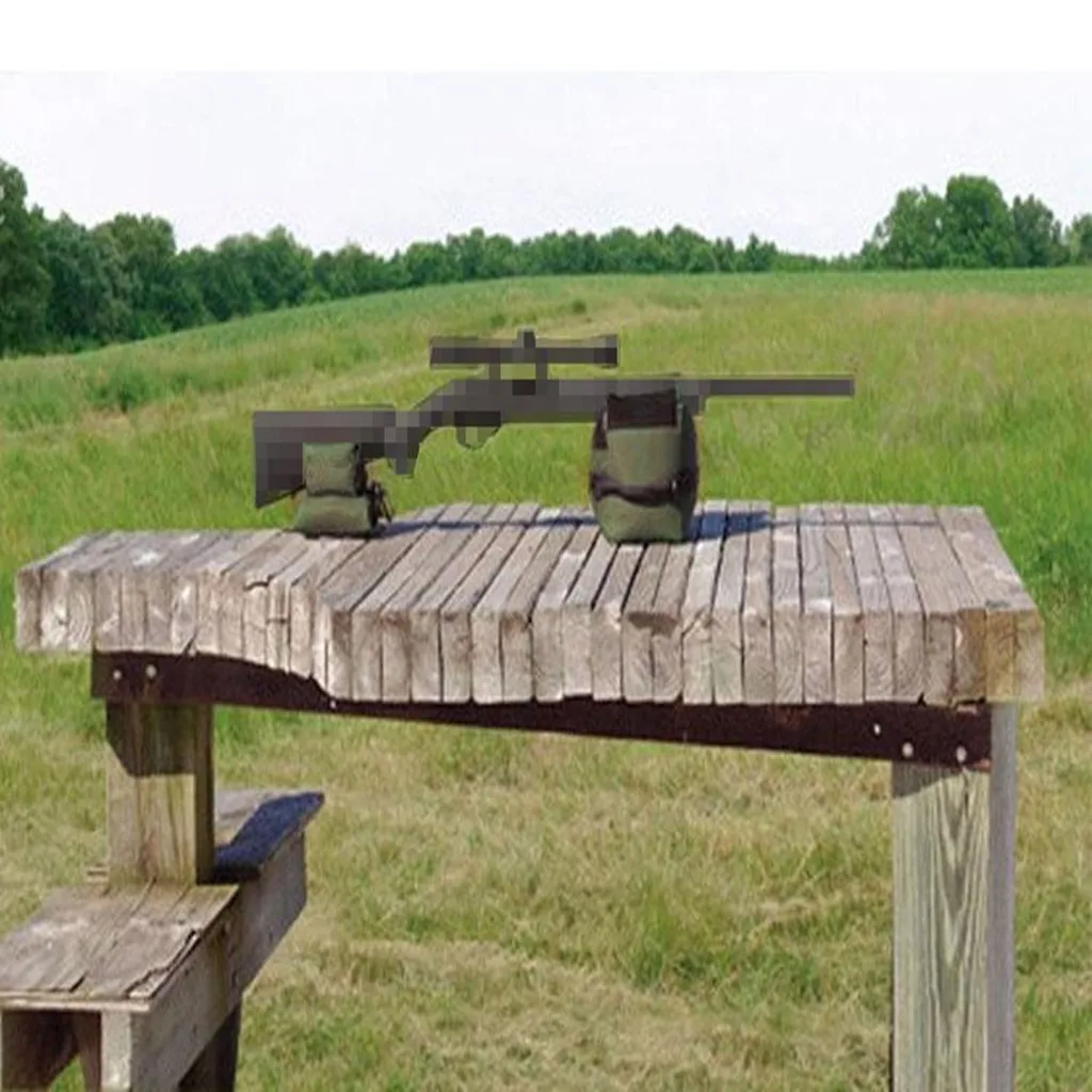 Front & Rear Bag Unfilled Gun Support Hunting Rest Sandbag Military Pouch for Shooting Shooters Sniper Front & Rear Bag Unfilled Gun Support Hunting Rest Sandbag Military Pouch for Shooting Shooters Sniper