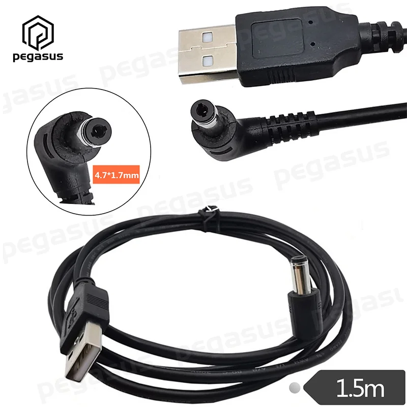 22AWG медный сердечник 5 в 2 А USB 4 7 от A до DC 1 мм * Штекерный ток шнур питания зарядный